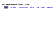 Tablet Screenshot of mizuemurakami.com